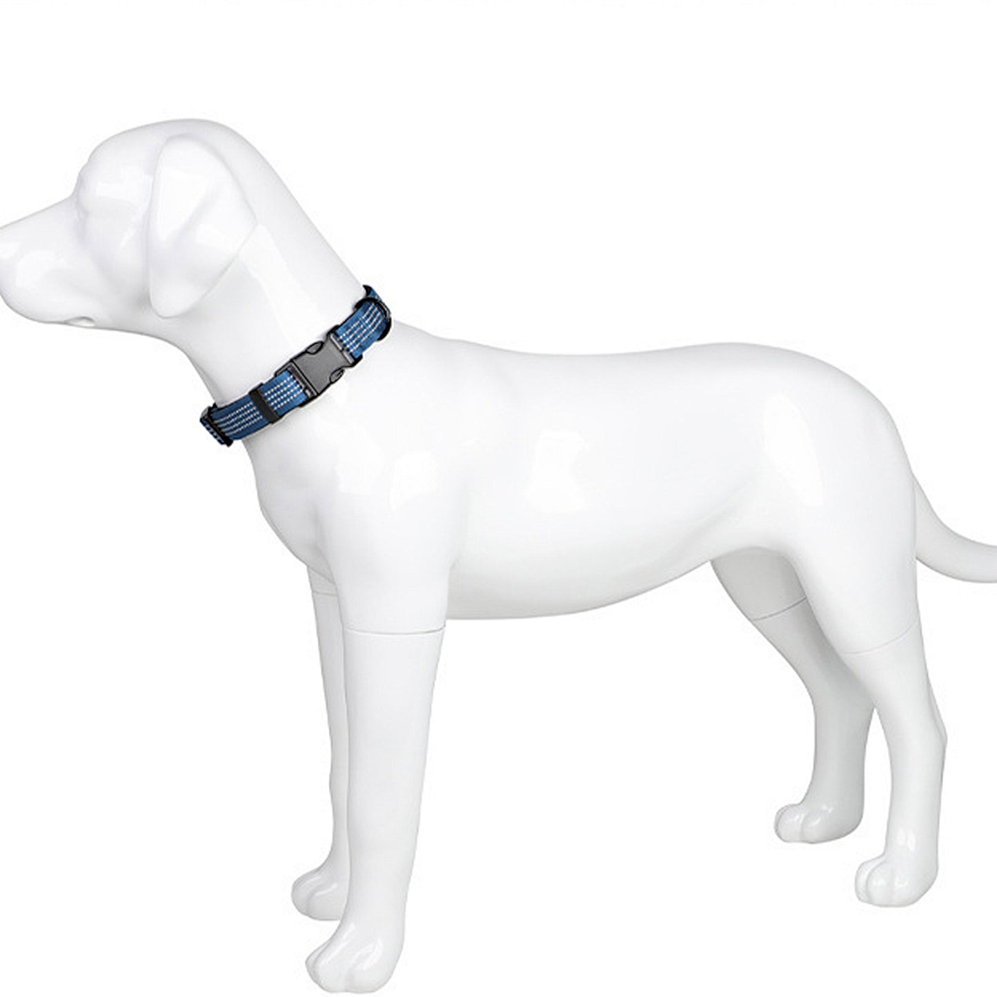 Dog Collar Reflective Soft Padded Adjustable Comfort Nylon Collars for All Breeds