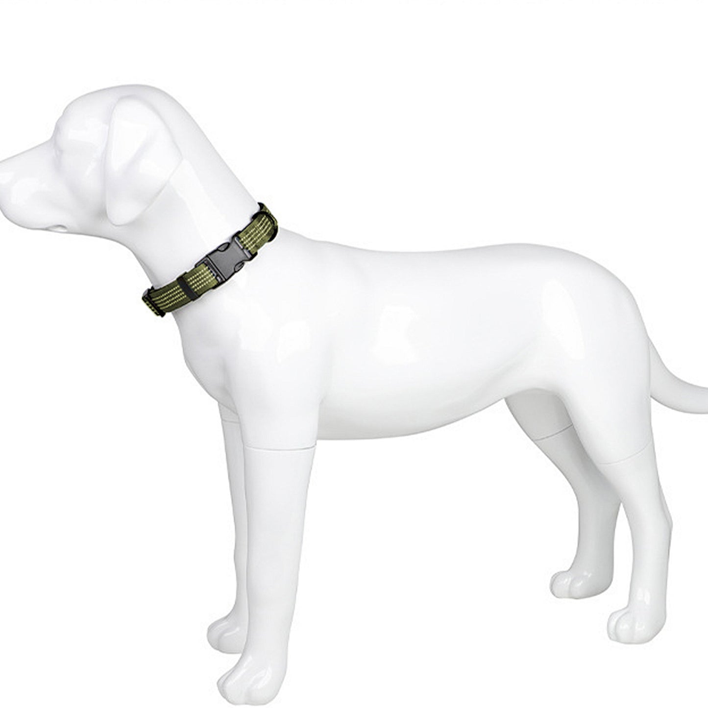 Dog Collar Reflective Soft Padded Adjustable Comfort Nylon Collars for All Breeds