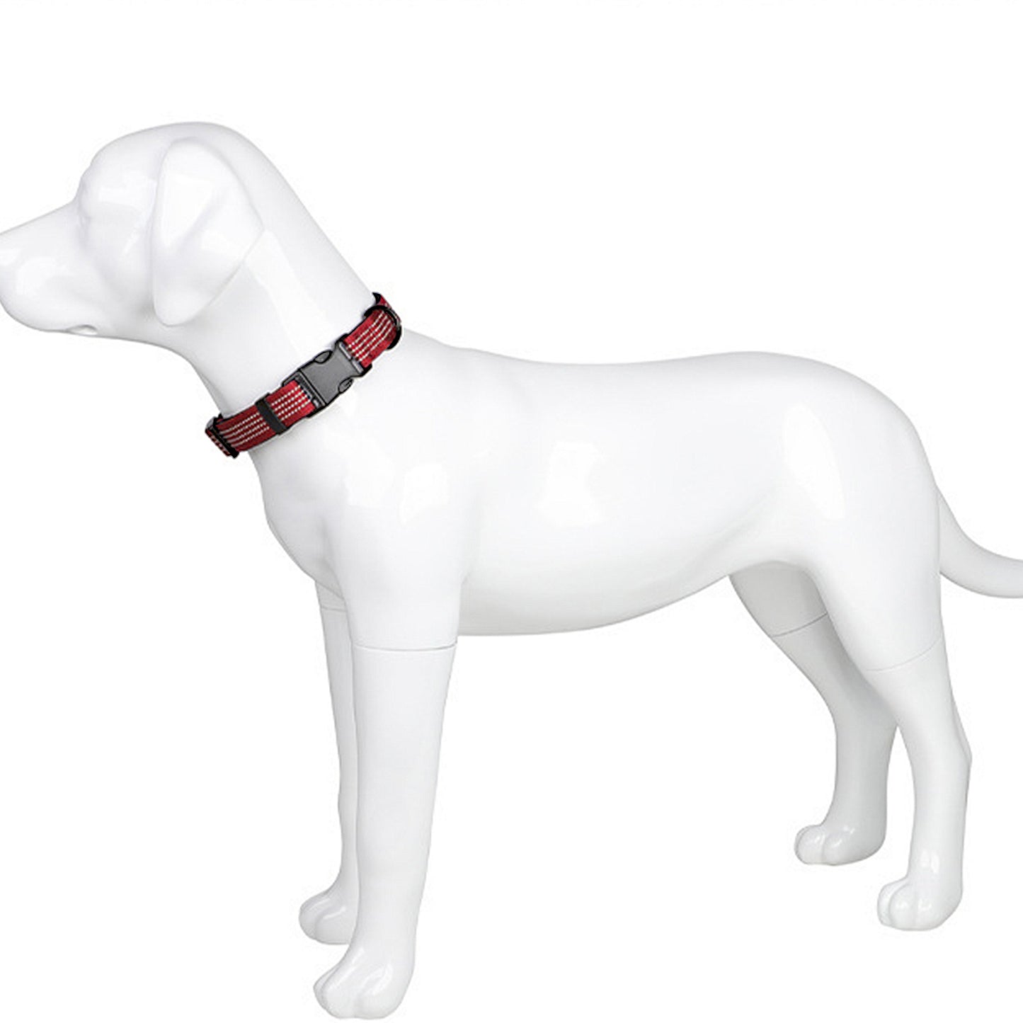 Dog Collar Reflective Soft Padded Adjustable Comfort Nylon Collars for All Breeds