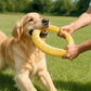Dog Flying Disc, Ring Puller for Outdoor Play, Floating Training & Fetch Toy for Throwing Catching & Chewers