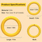 Dog Flying Disc, Ring Puller for Outdoor Play, Floating Training & Fetch Toy for Throwing Catching & Chewers