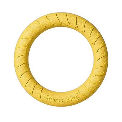 Dog Flying Disc, Ring Puller for Outdoor Play, Floating Training & Fetch Toy for Throwing Catching & Chewers