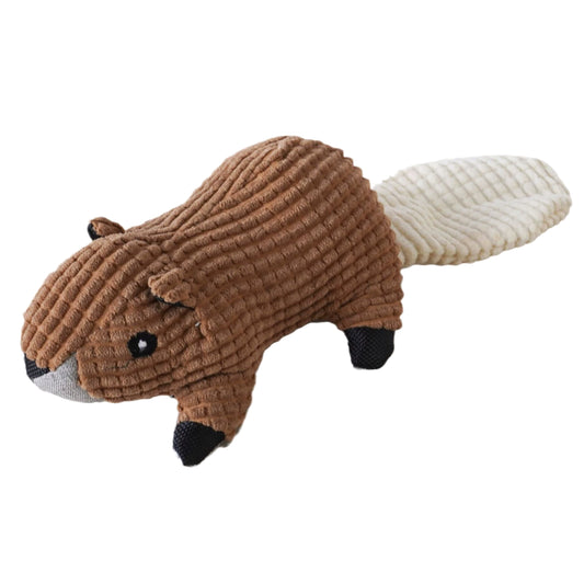 Interactive Dog Plush Squirrel Toys, Squeaky Pet Chew Toys for Small Medium Large Dogs & Puppies