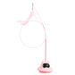 Cat Interactive Feather Teaser Toy with Bell, UFO Design Suction Cup Base, for Indoor Cats & Kittens