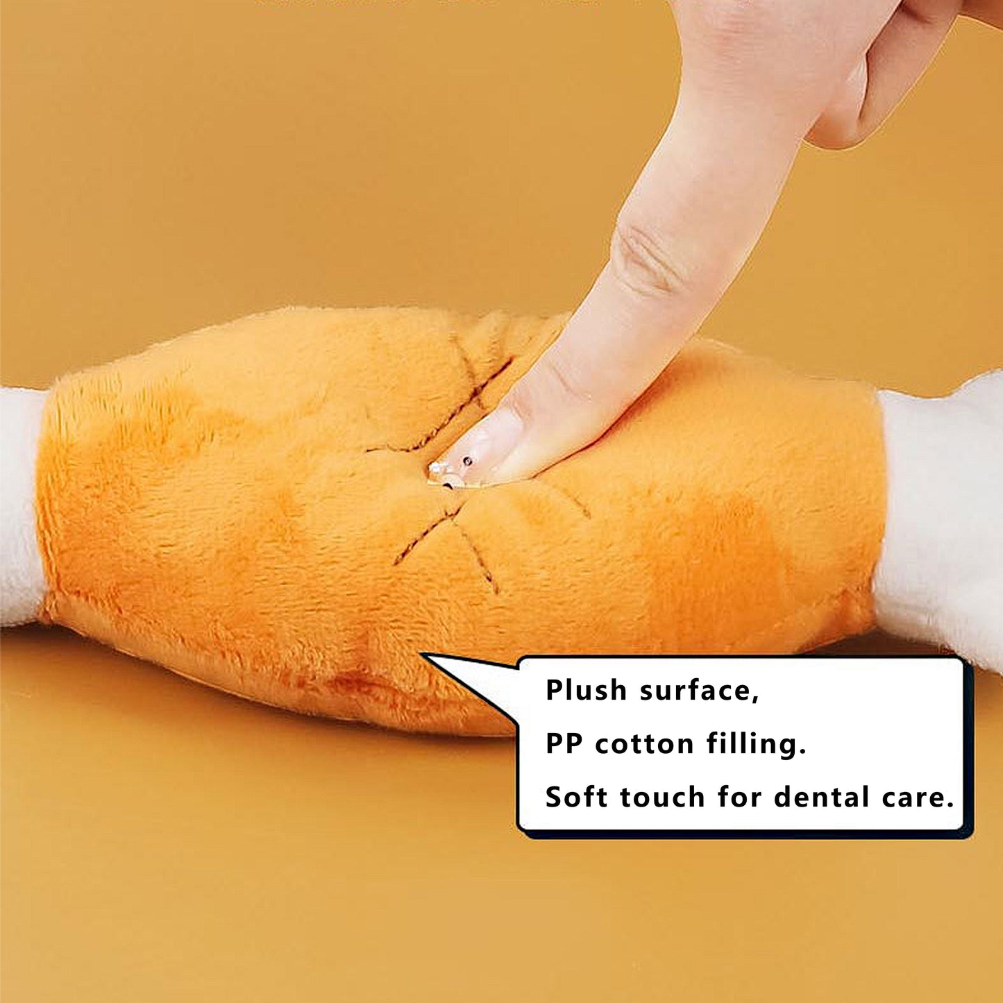 Dog Plush Squeaky Chew Toys for Interactive Pet Training, Puppy Teething Chewing, Chicken Leg Shape