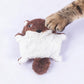 Cat Interactive Chew & Squeaky Toy - Cute Plush Flying Squirrel - for Indoor Cats & Kittens