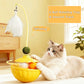 Interactive Cat Wobble Toy, with Catnip & Feather Teaser Wand, for Indoor Cats and Kittens