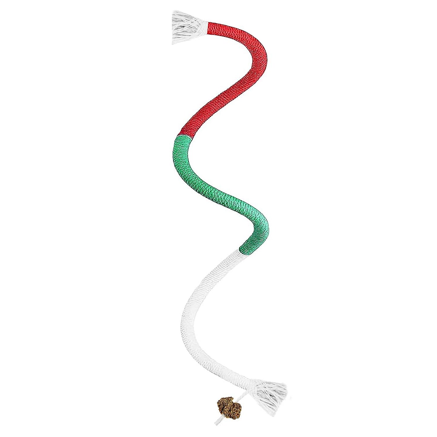 Cat Chew Cotton Rope, Interactive Cat Chew Toy for Teeth Cleaning, Silent Cat String Dental Toys