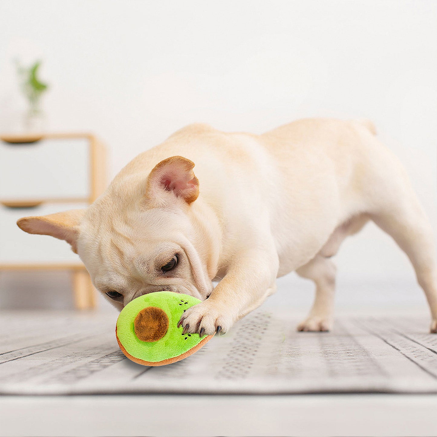 Interactive Dog Plush Squeaky Chew Toys for Pet Training, Puppy Teeth Cleaning