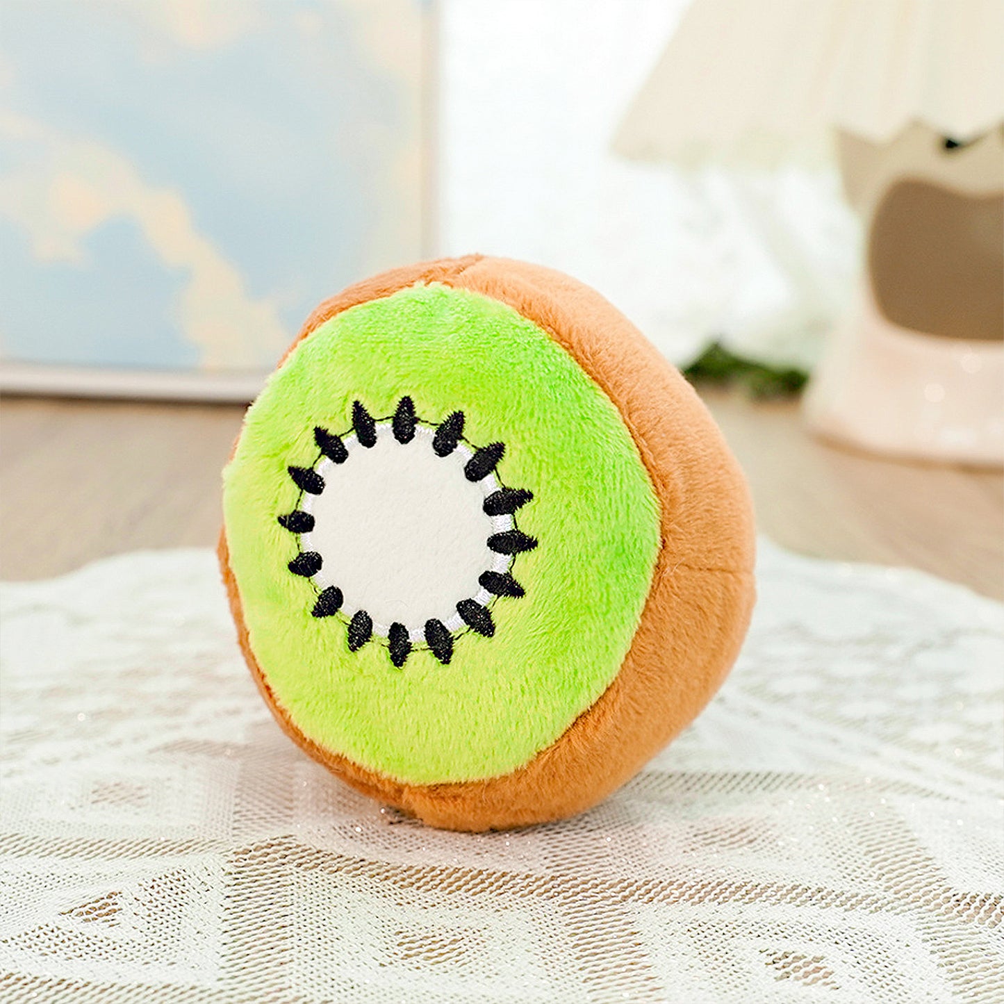 Interactive Dog Plush Squeaky Chew Toys for Pet Training, Puppy Teeth Cleaning