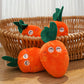 Interactive Dog Plush Squeaky Chew Toys for Pet Training, Puppy Teeth Cleaning, Carrot Shape