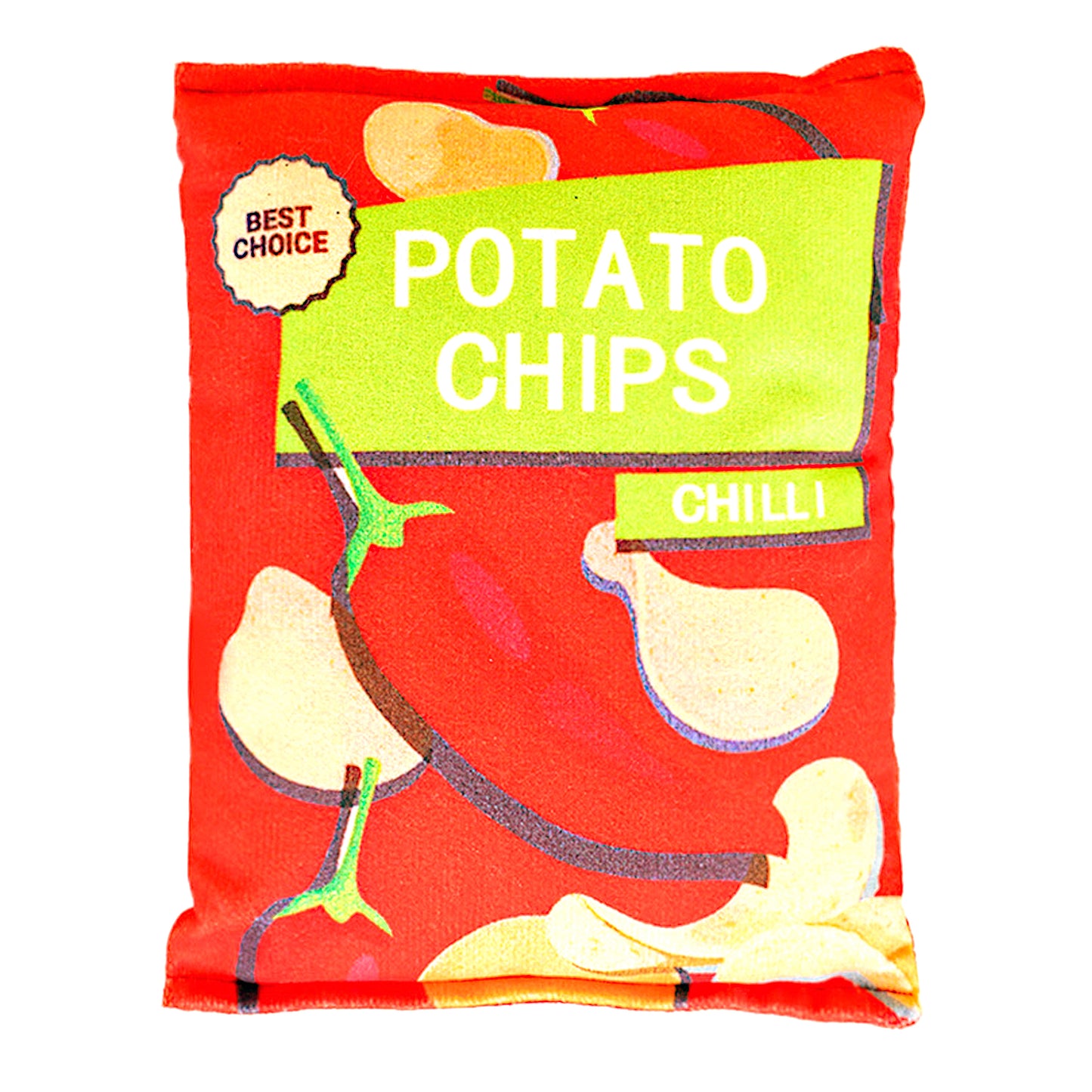 Interactive Dog Simulation Potato Chips Plush Squeaky Toys for Pet Training, Puppy Chewing