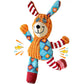 Interactive Dog Squeaky Chew Toys Plush Crinkle Dog Toys Treat Boredom Pet Training Teeth Cleaning