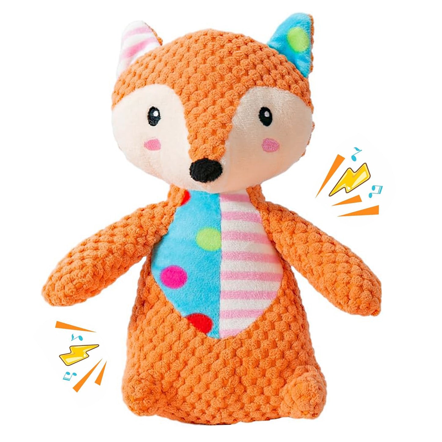 Interactive Dog Squeaky Chew Toys Plush Crinkle Dog Toys Treat Boredom Pet Training Teeth Cleaning