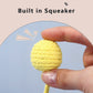 4PCs Cat Fetch Ball Toys with Rope Tails Squeaky Interactive Toys for Adult Cats and Kittens