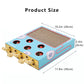 Interactive Cat Puzzle Scratcher with Pull Tabs Whack a Mole Toy Corrugated Cardboard Cat Activity Board
