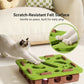 Interactive Cat Puzzle Toy with Felt Top and Jingle Balls Durable Indoor Cat Activity Board