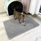 Cat Litter Trapping Mat 24*18in Double Layer Honeycomb Design Soft EVA Non Slip Easy Clean