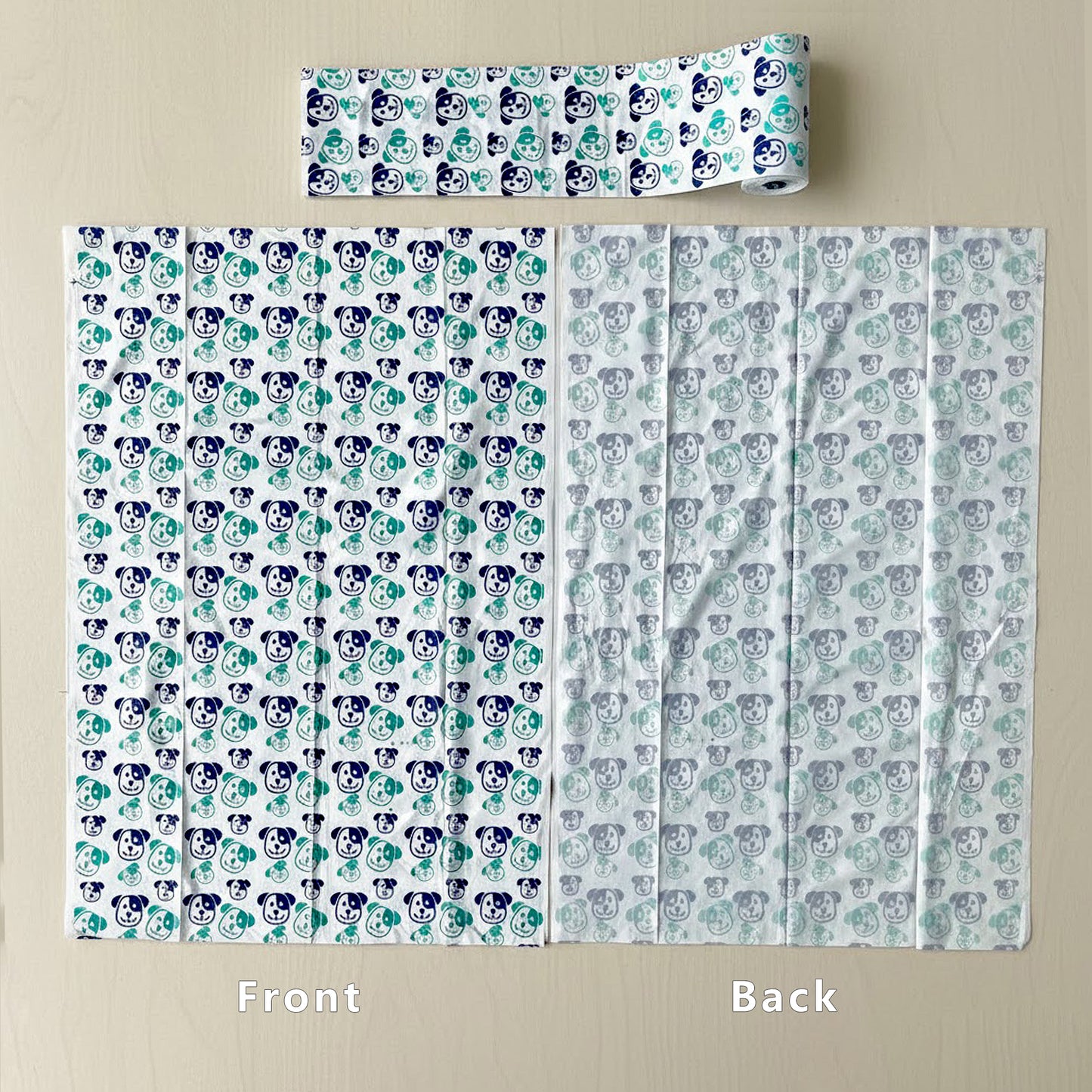 Dog Waste Bags 240 Bags in 16 Rolls Printed Easy Tear Leakproof Pet Cleanup Bags