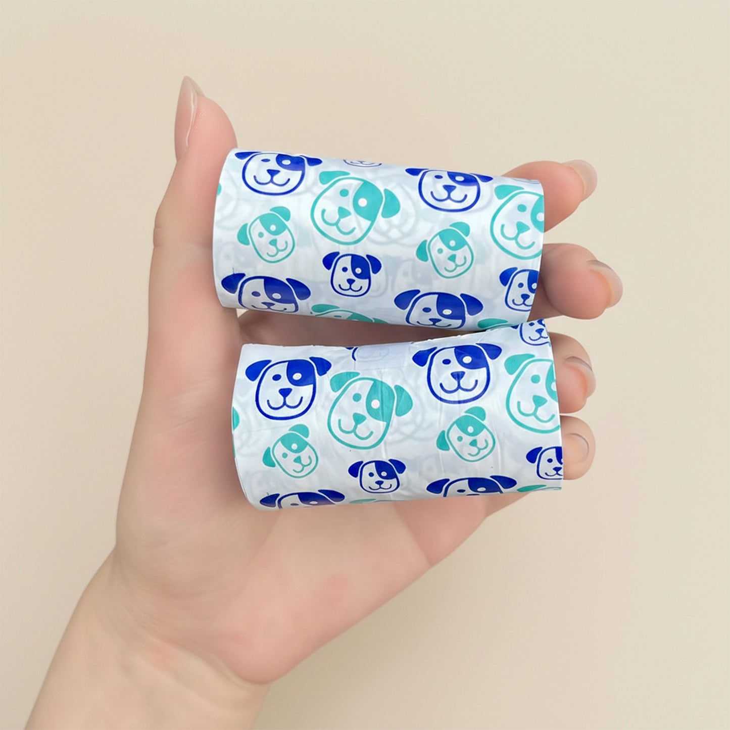 Dog Waste Bags 240 Bags in 16 Rolls Printed Easy Tear Leakproof Pet Cleanup Bags