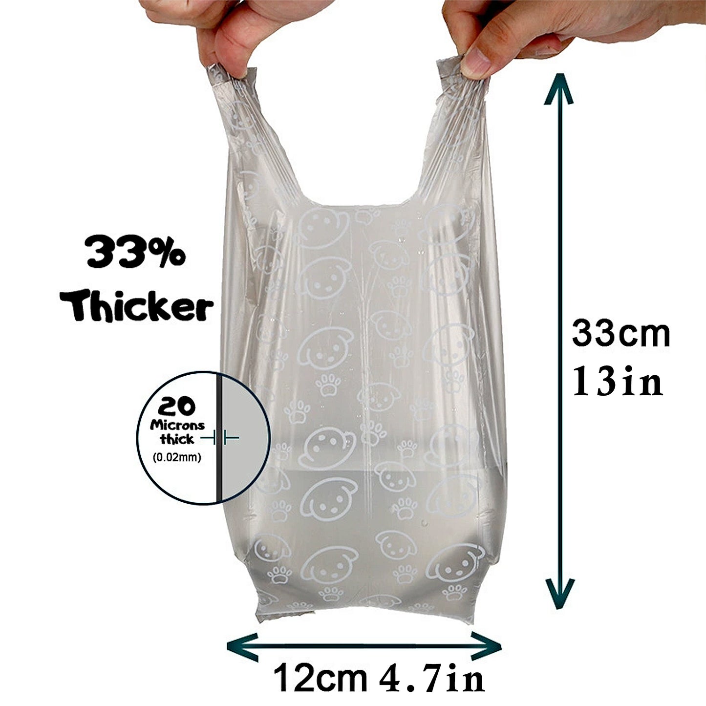 Dog Waste Bags 240 Bags in 16 Rolls with Dispenser Leakproof Pet Trash Bags with Easy Tie Handle