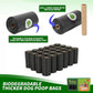 Biodegradable Dog Waste Bags Leakproof Easy Tear Black Cleanup Bags with Dispenser for Pets