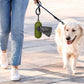 Biodegradable Dog Waste Bags Leakproof Easy Tear Black Cleanup Bags with Dispenser for Pets