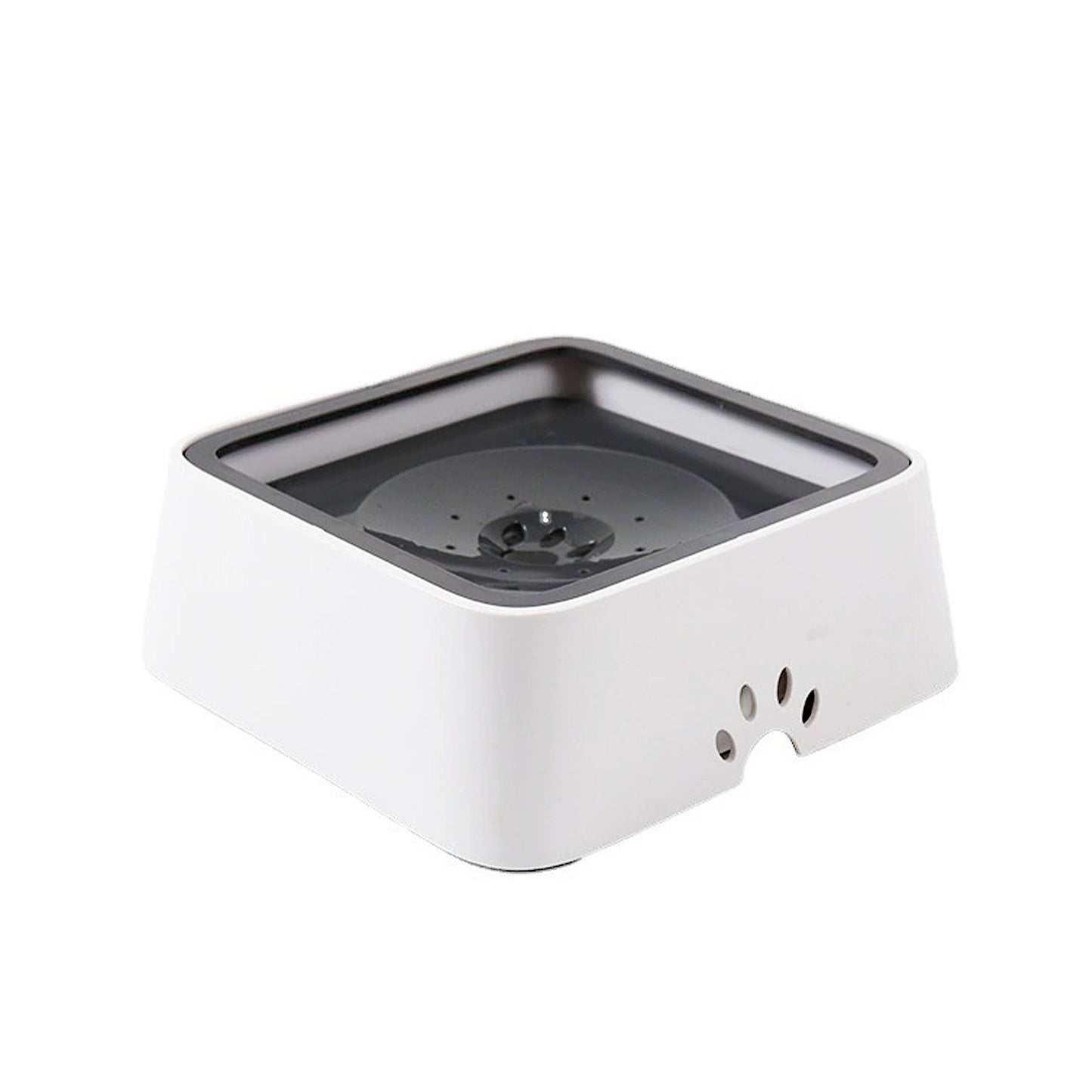 No Spill Dog Water Bowl with Floating Disk, Removable Design and Easy Clean Construction, 34oz