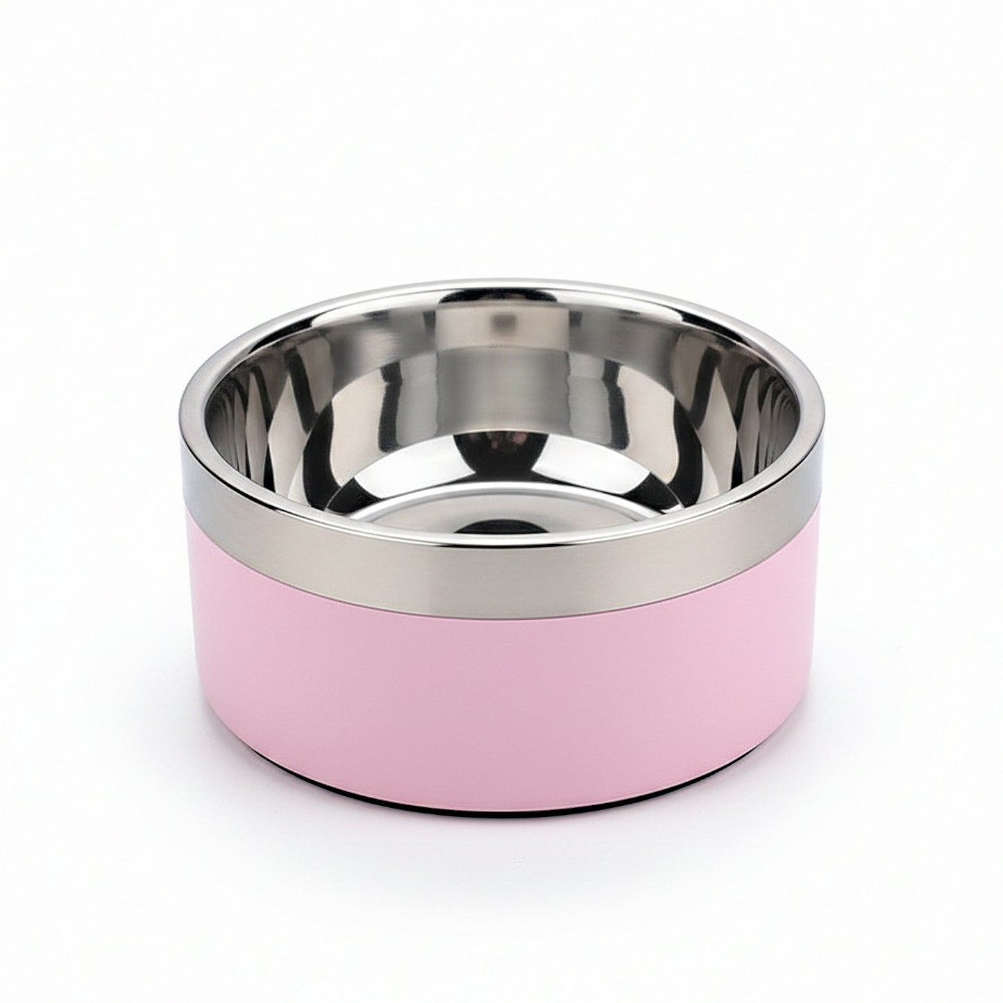 Stainless Steel Dog Bowl with Non-Slip Base and Removable Inner Bowl