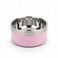 Stainless Steel Dog Bowl with Non-Slip Base and Removable Inner Bowl