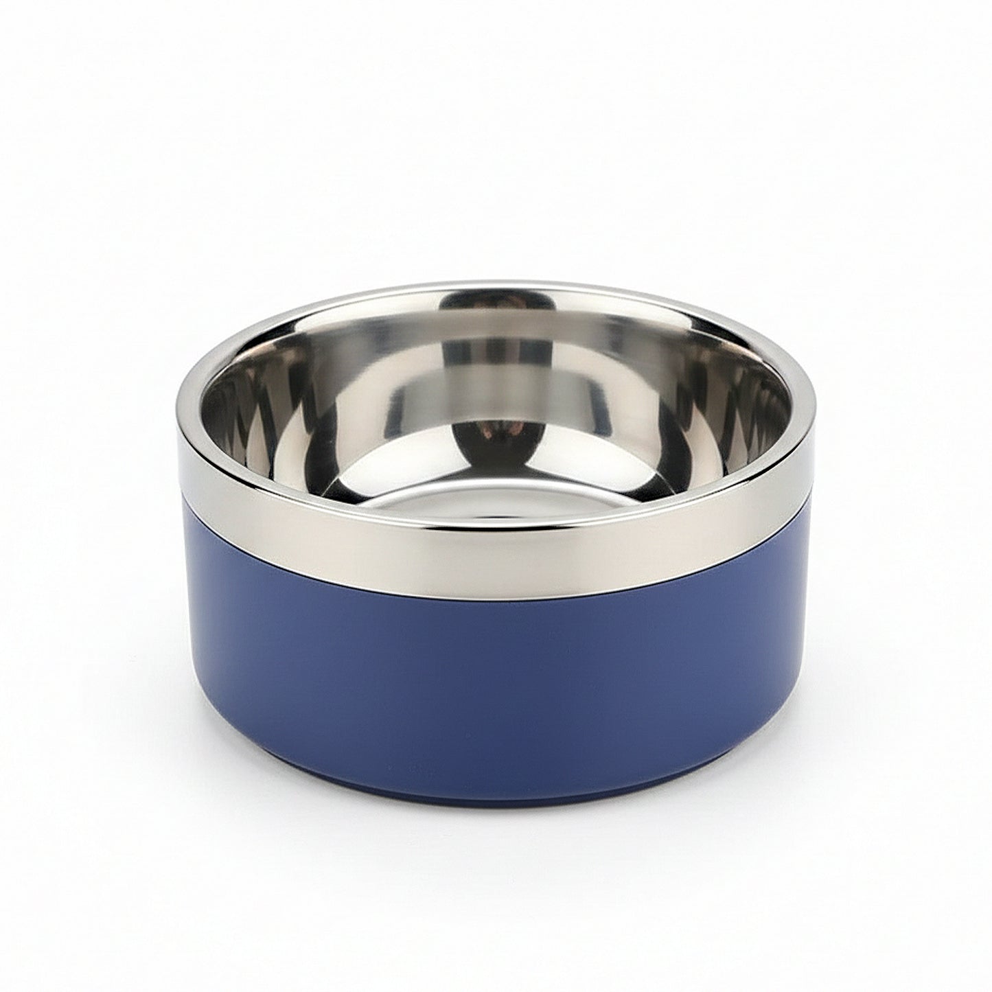 Stainless Steel Dog Bowl with Non-Slip Base and Removable Inner Bowl