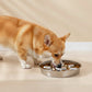 Stainless Steel Slow Feeder Dog Bowl with Anti-Gulp Design, Wide Rim, Easy Clean