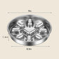 Stainless Steel Slow Feeder Dog Bowl with Anti-Gulp Design, Wide Rim, Easy Clean