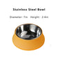 Stainless Steel Dog Bowl with Non-Slip Base, Square Feeding Bowl for Food and Water
