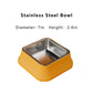 Stainless Steel Dog Bowl with Non-Slip Base and Removable Inner Bowl