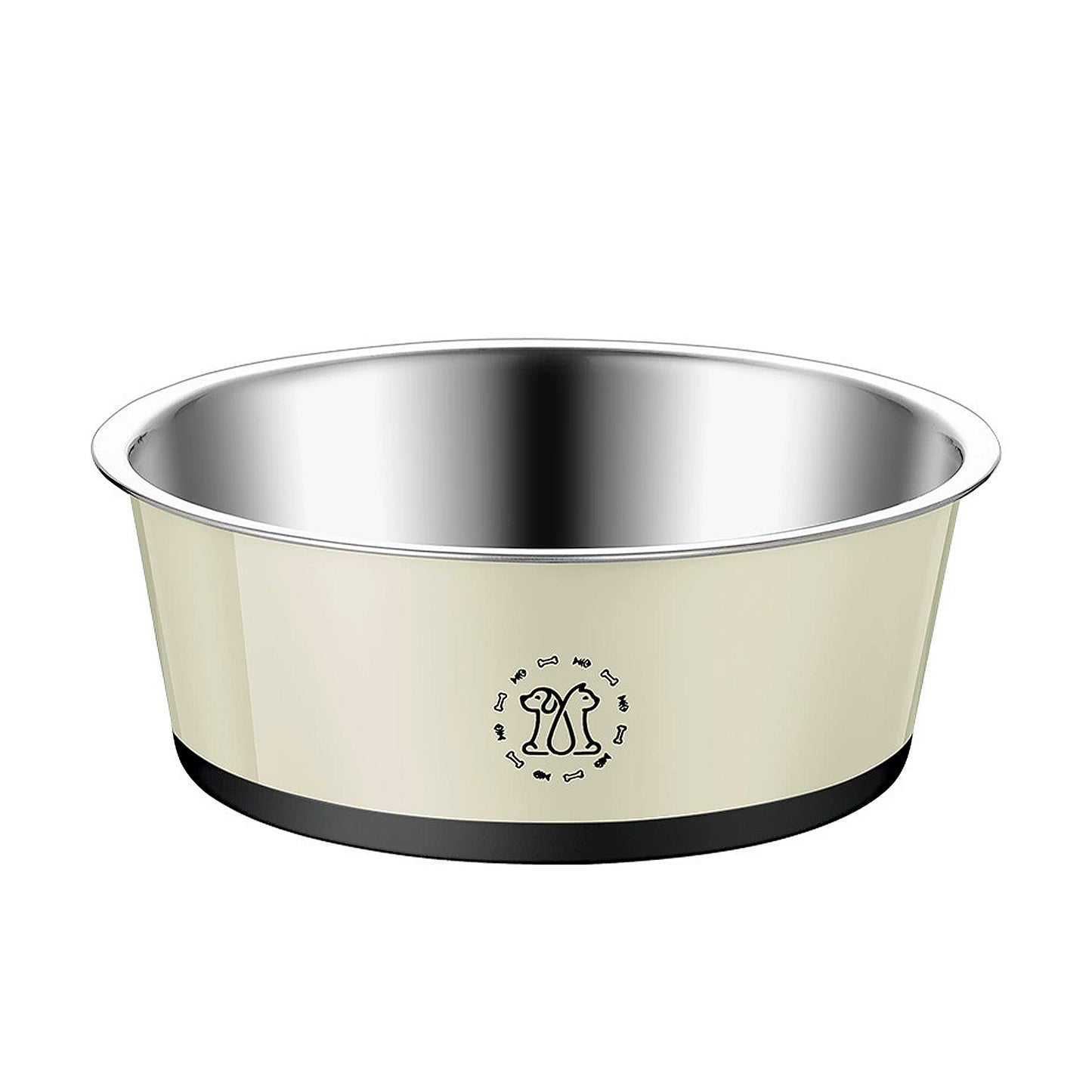 Stainless Steel Dog Bowls with Non Slip Base Easy Clean Design