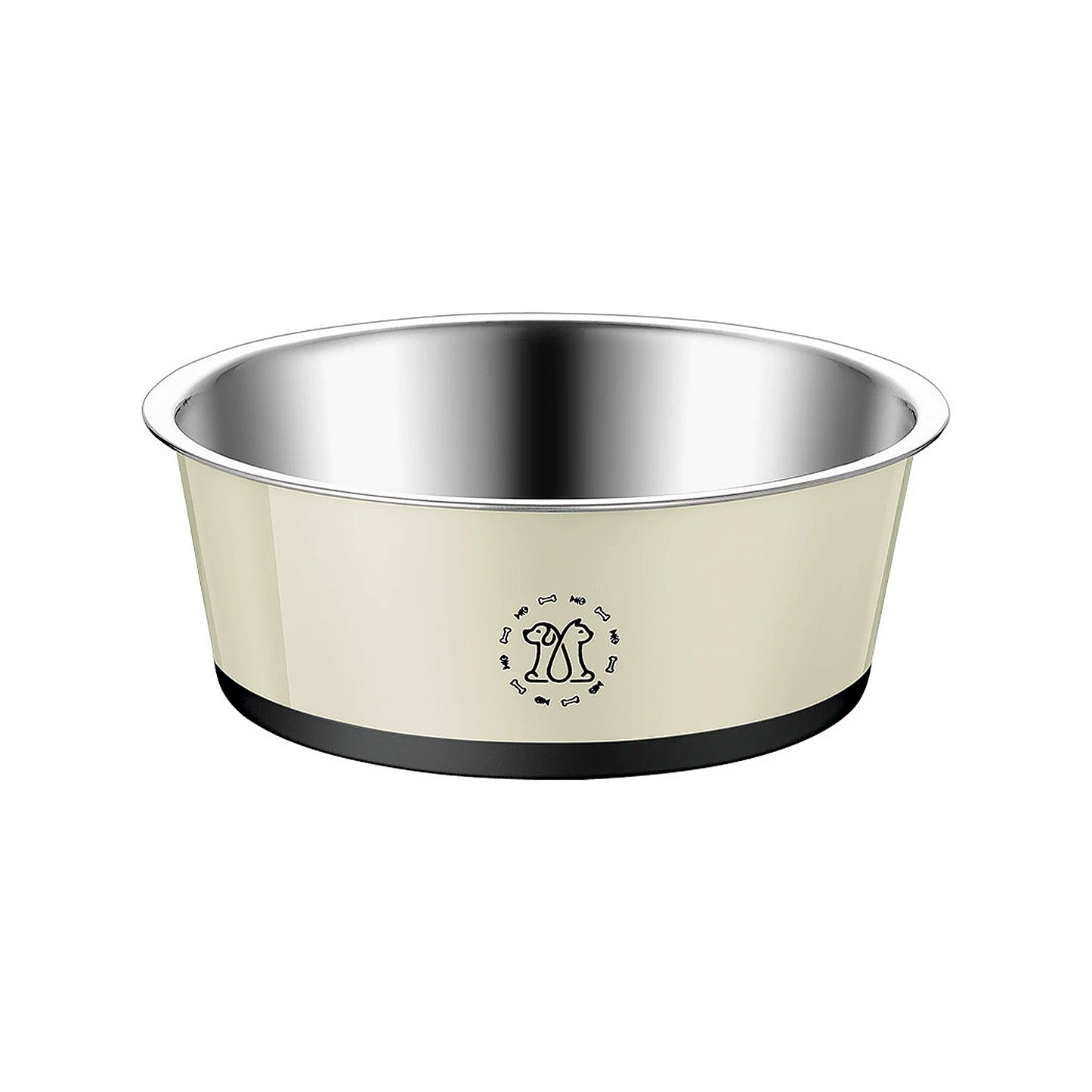 Stainless Steel Dog Bowls with Non Slip Base Easy Clean Design