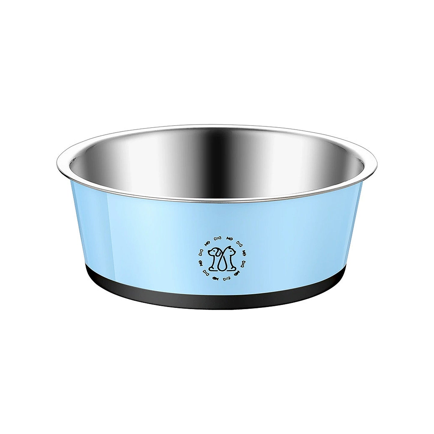Stainless Steel Dog Bowls with Non Slip Base Easy Clean Design
