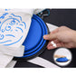 Collapsible Travel Dog Water Bowl with Carabiner Clip Non-Slip Base