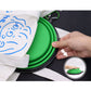 Collapsible Travel Dog Water Bowl with Carabiner Clip Non-Slip Base