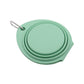 Collapsible Silicone Double Pet Bowl with Clip, Lightweight Travel Food and Water Feeder