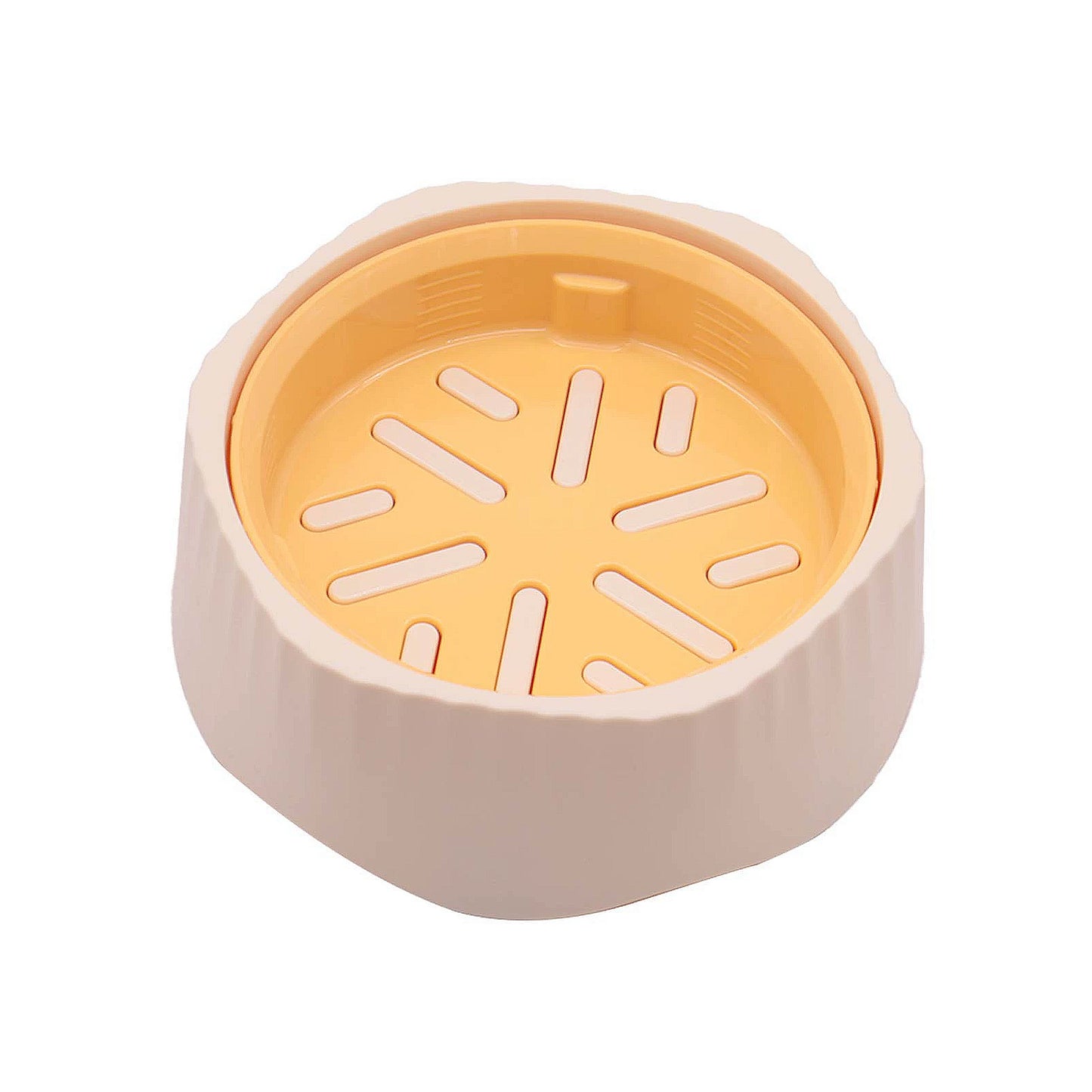Pet Slow Feeder Bowl with Removable Insert, Non-Slip Base, Convertible Design
