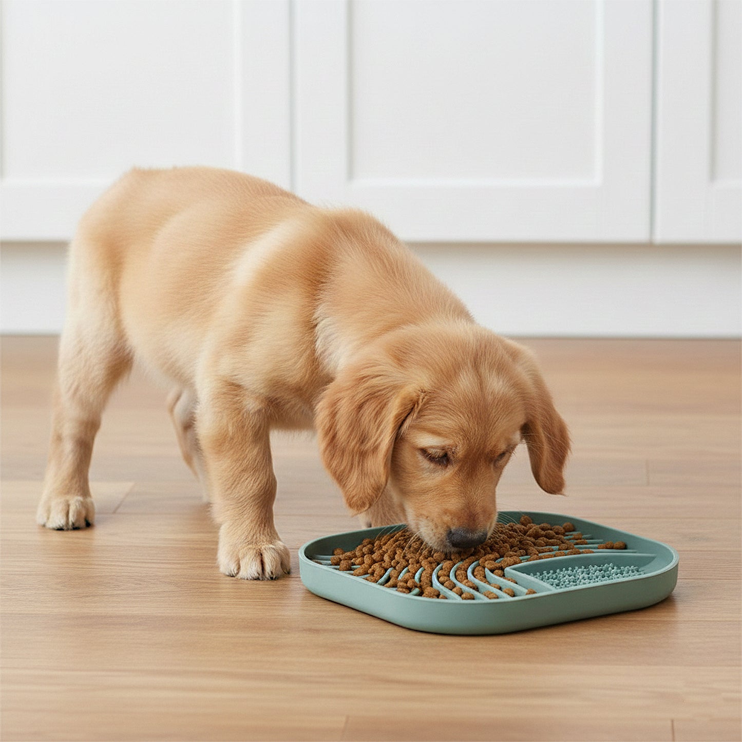 Pet Slow Feeder Licking Mat with Suction Base Silicone Feeding Pad for Dogs and Cats