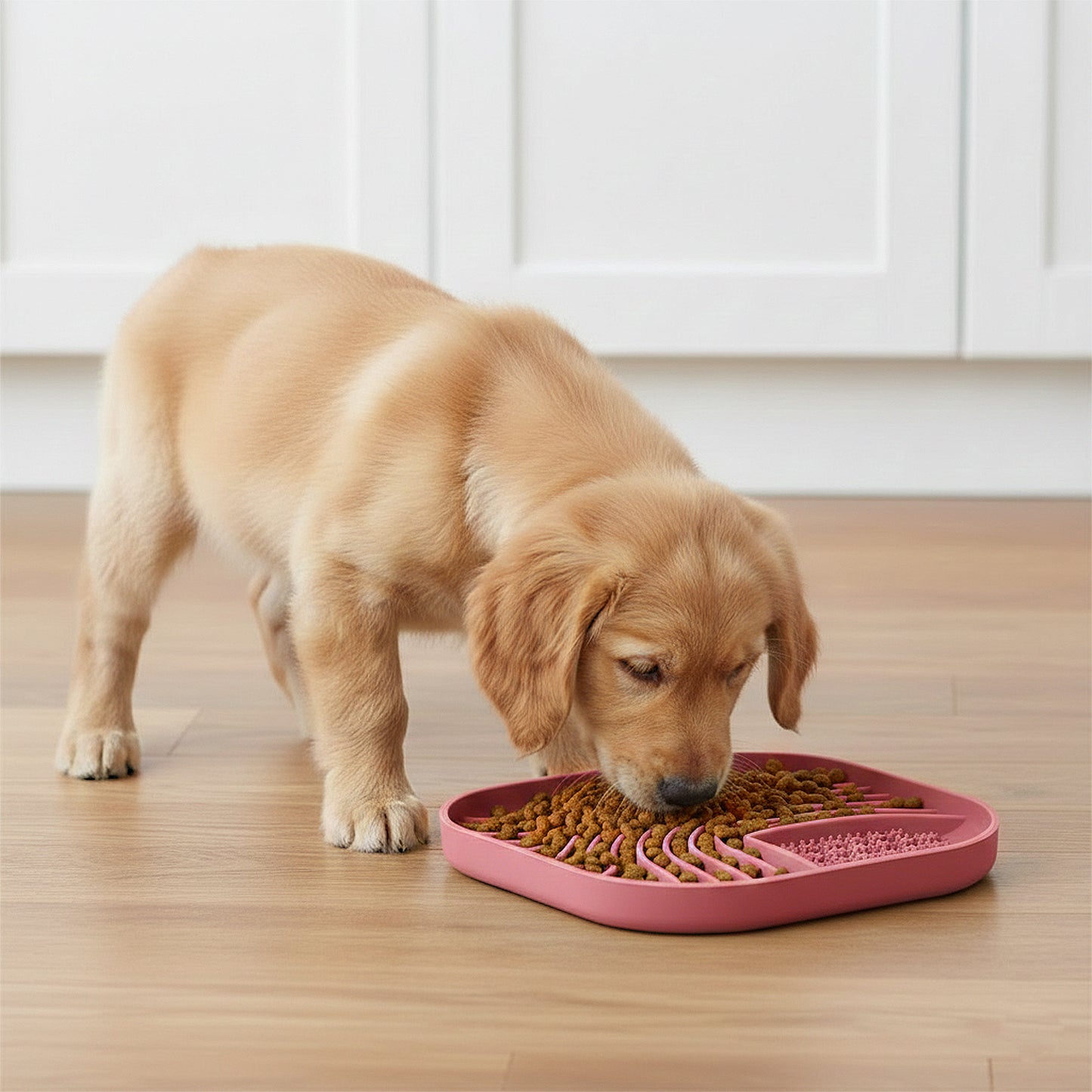 Pet Slow Feeder Licking Mat with Suction Base Silicone Feeding Pad for Dogs and Cats