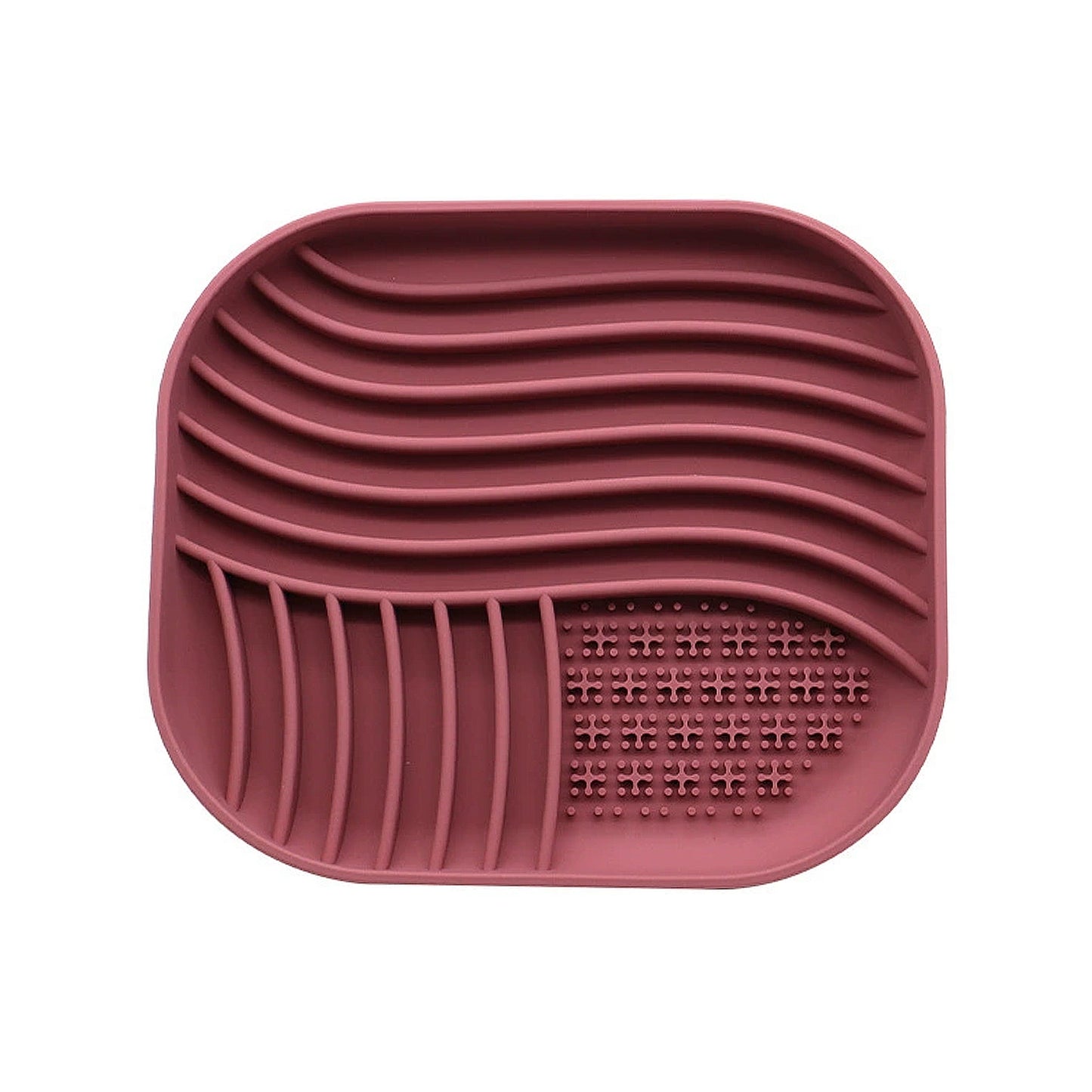 Pet Slow Feeder Licking Mat with Suction Base Silicone Feeding Pad for Dogs and Cats