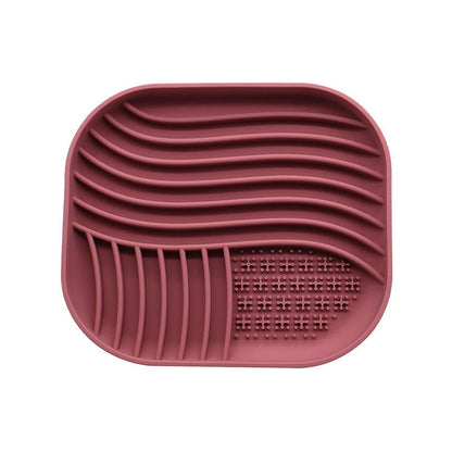 Pet Slow Feeder Licking Mat with Suction Base Silicone Feeding Pad for Dogs and Cats
