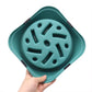 Slow Feeder Dog Bowl with Non-Slip Base Helps Reduce Fast Eating