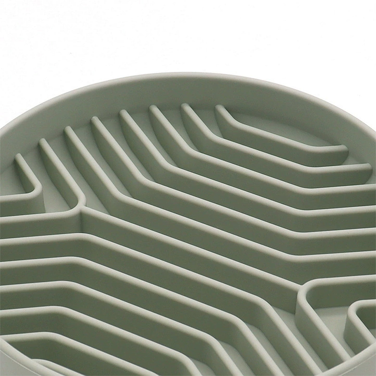 Pet Slow Feeder Bowl with Non Slip Base Silicone Licking Mat Design for Cats and Dogs