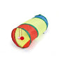 Cat Tunnel Toy with Crinkle Fabric Peek Hole and Hanging Ball Collapsible Indoor Cat Play Tunnel
