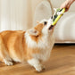3 Pack Dog Rope Chew Toys with Squeaker Slipper Shape Durable Teeth Cleaning Tug Toys
